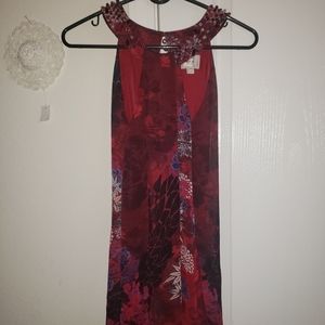 Size 4 long loose fitting dress shirt/ tunic